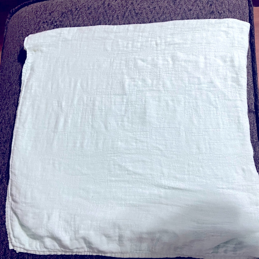 Tula 100% bamboo baby blanket 47x47 single layer mint green ice cream cones